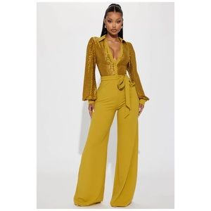NWT Fashion Nova Money Makin Moves Jumpsuit